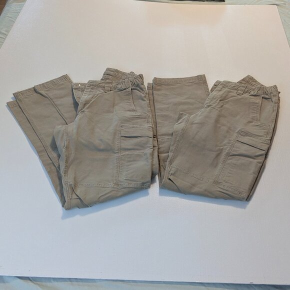 Vertx Two Pair Size 32/34 Tactical/Law Enforcement/Military Khaki Cargo Pants - Picture 1 of 14